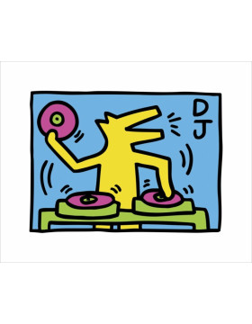 Untitled (DJ), 1983 Keith Haring